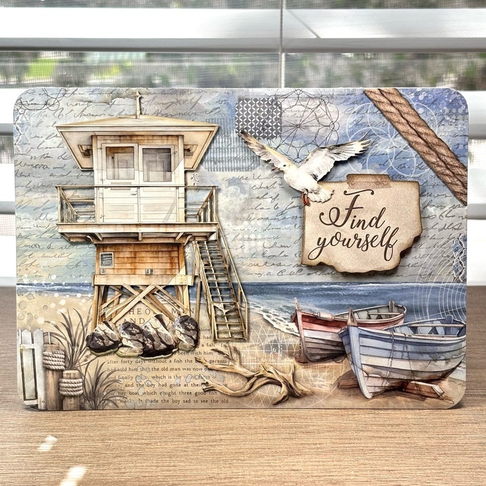 Handmade “Find Yourself” Inspirational Greeting Card